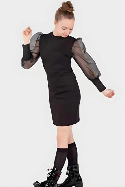 MODANINO Rochie din tul cu mâneci pentru fete 9-15 ani 12564