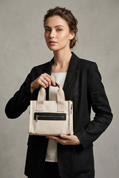 Swana Women's Jena Garnili Canvas Crossbody Bag - Black