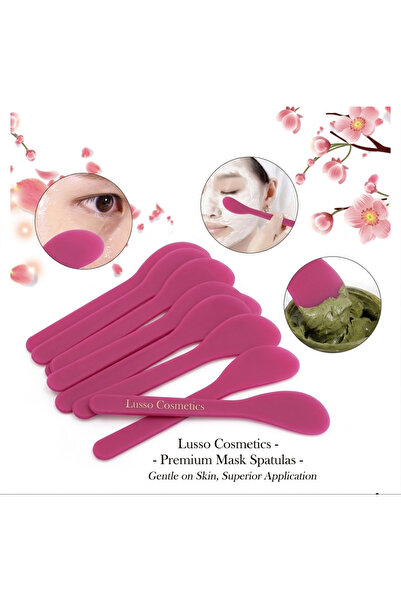 Lusso Cosmetics Maske Spatula Seti Kaş Boyası Sürme 10’lu Maske Sürme Karıştı...