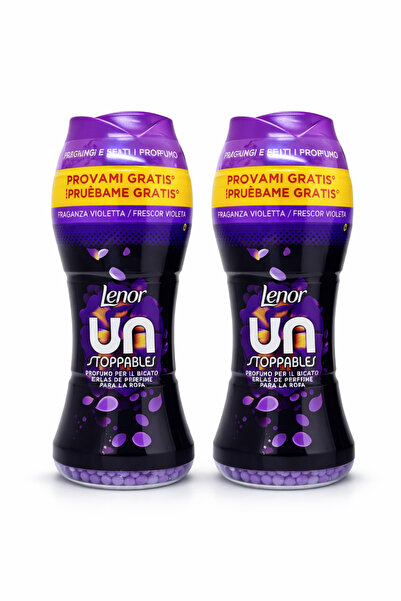lenor Unstoppables Fresh Mor Ferahlık Çamaşır Parfüm Boncuğu 195 g- 2 X ADET