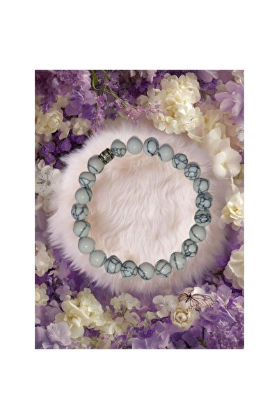 BEST PARTİ Best Original White Howlite Stone Bracelet