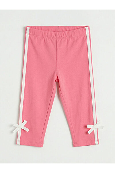 LC Waikiki بنطلون ضيق للفتيات بتفاصيل شريطية على الجانبين من فريزن ستور