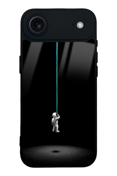 Spoyi iPhone 17 Air Glossy Phone Case with Space Escape Design