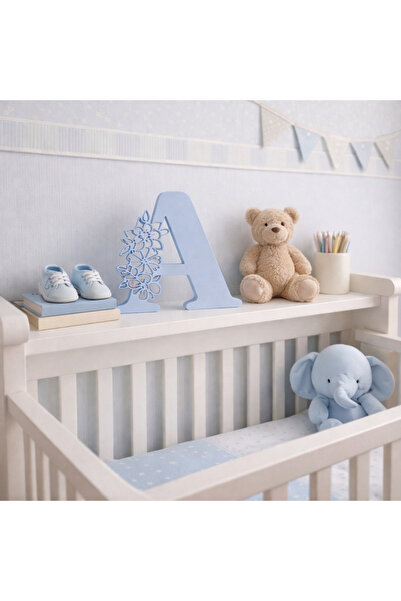 Kafs Store Bebek-Çocuk Odası İçin Dekoratif Harf-İsim ve Oda Dekoru-Raf & Mas...