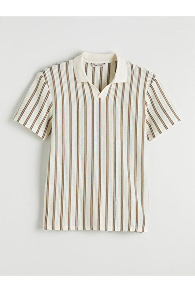 LC Waikiki RMZ GİYİM FARKIYA Tricou tricotat pentru bărbați cu guler tip Roba...