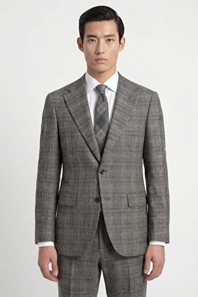 Giotelli Men's Viscose Blended 6 Drop Classic Black Suit