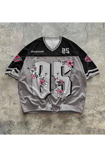 Gofeel Flower Sakura 05 Detail Unisex Oversize T-Shirt Forma