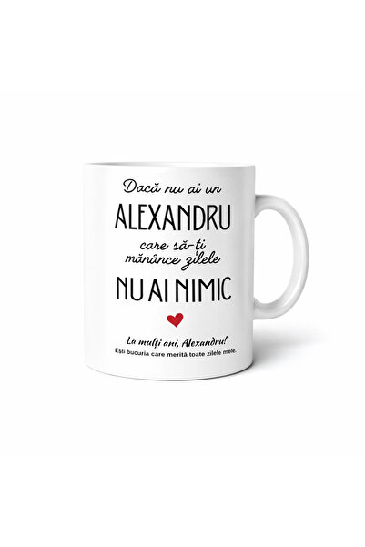 OEM Personalized mug with name Alexandru, birthday gift for man, premium mode...