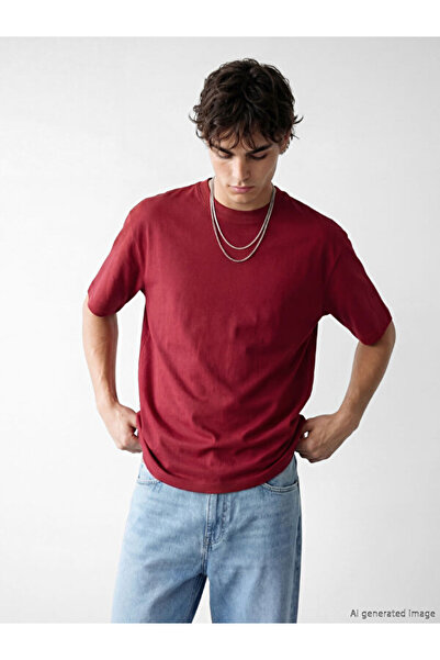 LC Waikiki RMZ GİYİM FARKIYA تي شيرت رجالي بياقة روبا