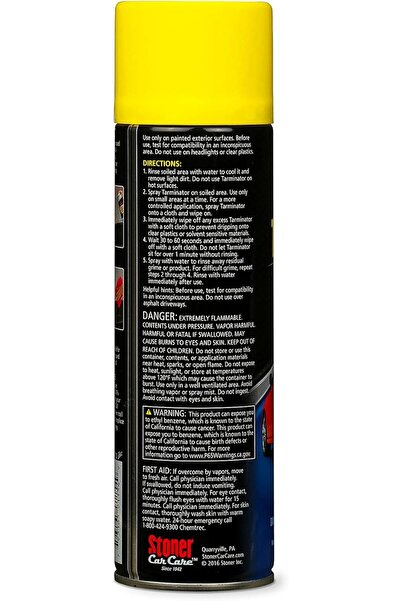 stoner Car Care 91154 Tarminator Tar, Sap, and Asphalt Remover Spray - 10 oz