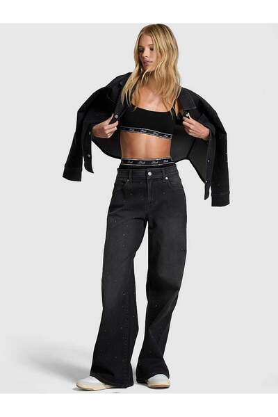 PİNK Denim by Bol Paça Pantolon