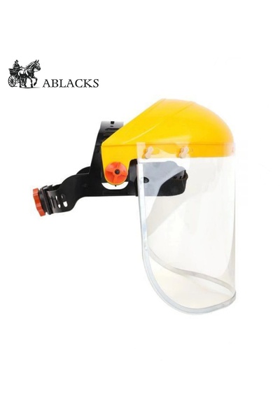 ABLACKS Tırpan Maskesi Ayarlanabilir Sert Plastik Alüminyum Destekli Yüz Koru...