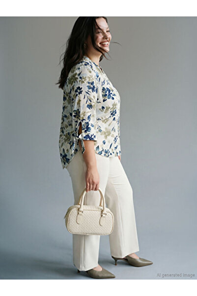 LC Waikiki I Kaçık Roba Collared Floral Blouse from Freezen Store