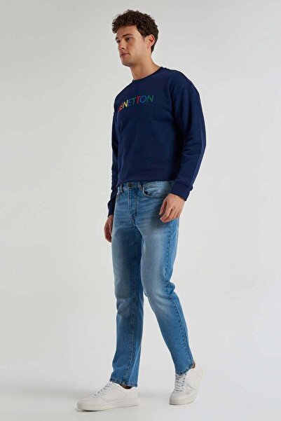 United Colors of Benetton Blugi Erk_Regular Straight Fit pentru bărbați, cod ...