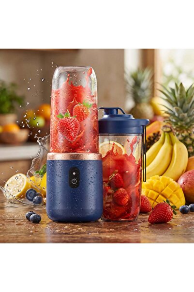 Blender Brand Portable Blender 400 ml – 6 Blades, USB, 40 W