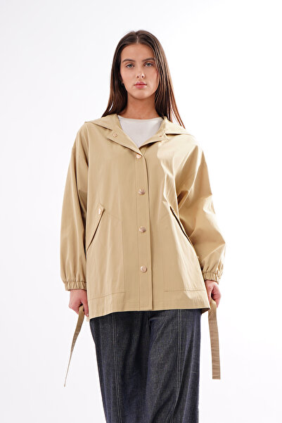 Ceremony Cotton Short Cap with Front Snap Detail 840 Honey Foam