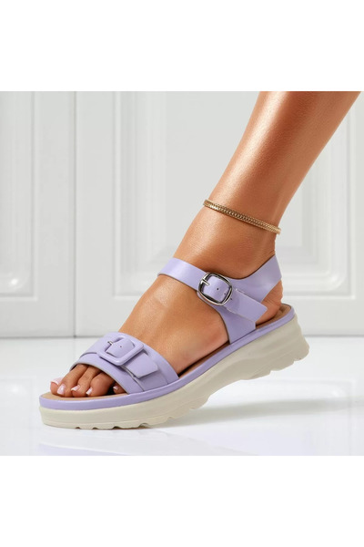 Zaira Women's Platform Sandals Sandra Purple #15939 - 40