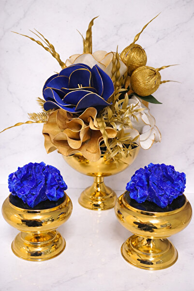 essacraft GOLD EVA ARANJMAN MAVİ SET