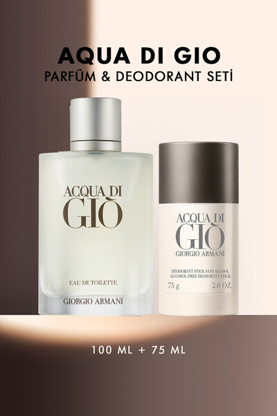 Giorgio Armani Acqua Di Gio Homme Edt Erkek Parfüm Seti 100 ml 7829999999290