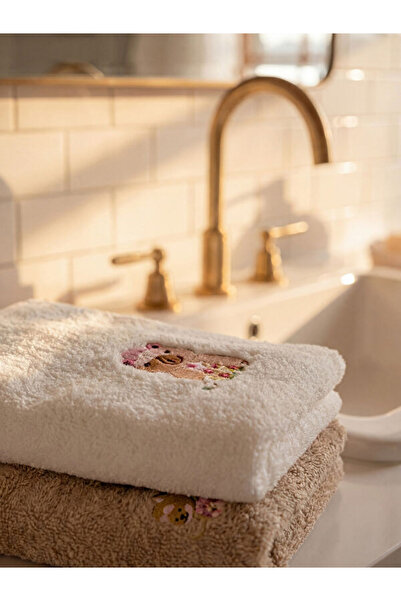 LC Waikiki I Animal Embroidered Hand Towels 2-Pack 30X50 cm from Freezen Store