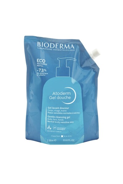 Bioderma Gel de duș Atoderm, rezervă, 1000 ml