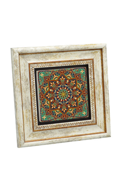 Sadrazam Iran Pattern Printed Natural Stone Table 20X20Kd-19
