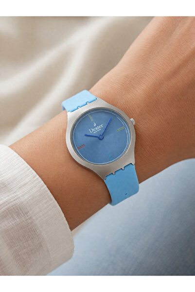 Dexter Slim Thin Case and Silicone Cord Women's Wristwatch Dx.1417.2Cmm