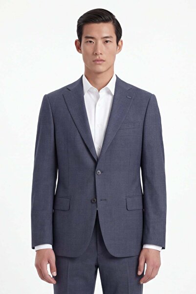 Giotelli Men's Anthracite 4 Drop Wool Blend Suit