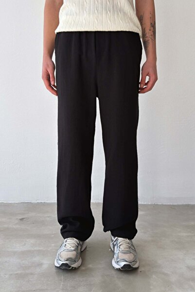 Flaw Wear بنطلون كتان بخصر مطاطي