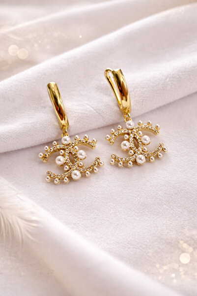 Inovius Елегантни обеци, позлатена мед - LMG6006