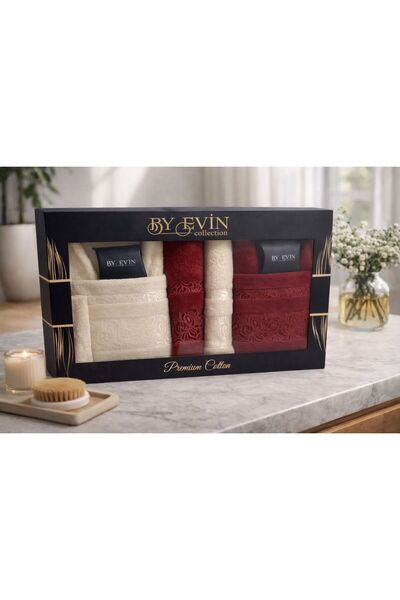 Constanza Exclusive طقم روب حمام عائلي اقتصادي من القطن الجاكار من إيفين مكون...