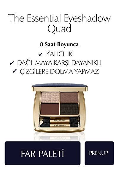 Estee Lauder The Essential Eyeshadow Quad Far Paleti - Renk: Prenup