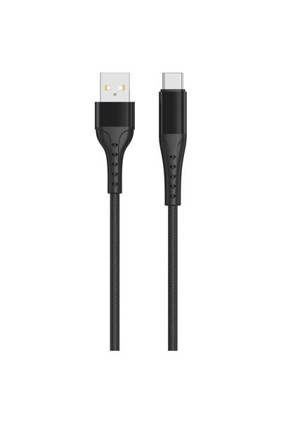 lemontti Cablu de date Bending Aluminum, USB-A la Type-C, Fast Charge, 1.5m, ...