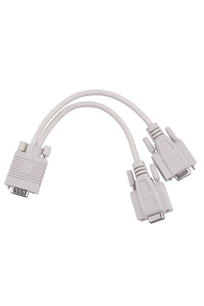 OEM Μετατροπέας VGA, 15 ακίδων αρσενικό x 15 ακίδων θηλυκό, Alb