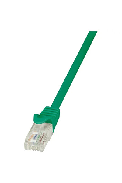 LogiLink UTP Cat6 cable, copper-aluminum, 0.25 m, green, AWG24, CP2015U