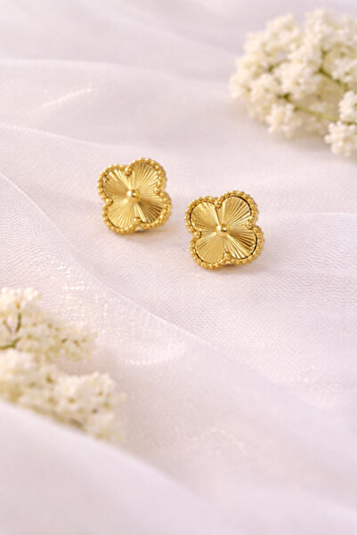 Inovius Елегантни обеци, позлатена мед - LMG4063