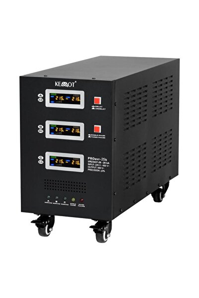 Kemot Three-phase servomotor voltage stabilizer URZ3437, 25000VA/17500W
