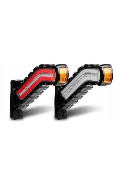 Ruan Set de 2 lumini de gabarit cu efect de neon LED și semnalizare dinamică ...