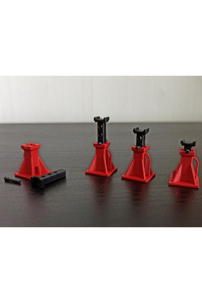 DU&ER 1:18 Ölçek Ayarlanabilir Kriko Sehpası Diorama Garaj Aksesuarı