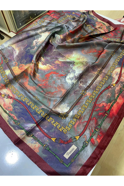 Sinem Digital Crystal Scarf 3192-10