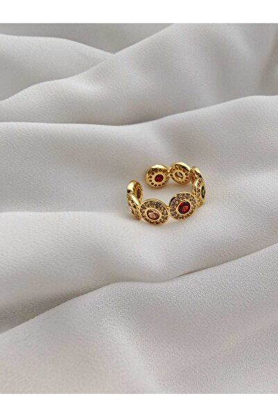 Inovius Регулируем пръстен, позлатена мед - LMG4051