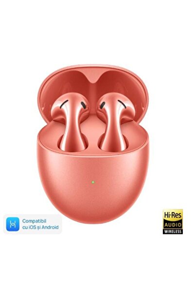 Huawei Casti True Wireless FreeBuds 5, Bluetooth, Waterproof IPX4, ANC (Rosu)