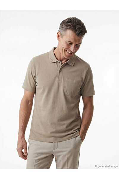 LC Waikiki Men's T-Shirt with a Roba Collar from Uzg Store for Style Enthusiasts