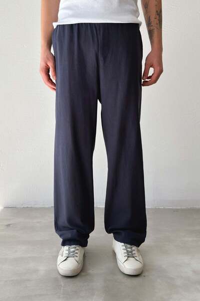 Flaw Wear بنطلون كتان بخصر مطاطي