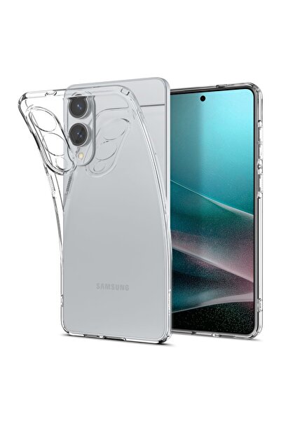 Spigen Husă pentru Samsung Galaxy S25 Edge, cu cristal lichid, transparentă