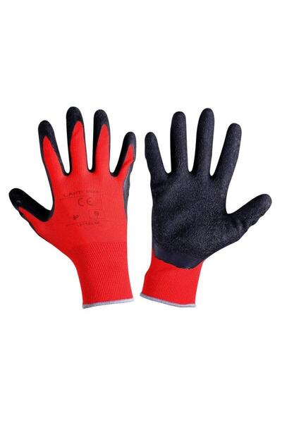 Lahti Pro Комплект от 12 полиестерни ръкавици Lahti Pro, размер XL, с латексо...