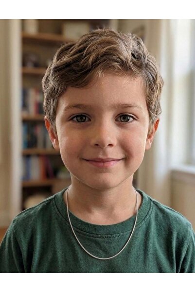 bijoux uniques Boy's Italian Steel Necklace 316 L Tarnish Resistant Steel