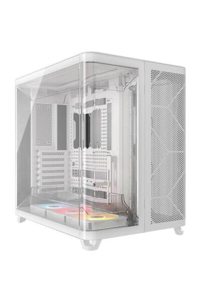 Corsair Θήκη Air 5400 RS-R ARGB, Χωρίς Τροφοδοτικό, Μεσαίου Πύργου (Λευκό)