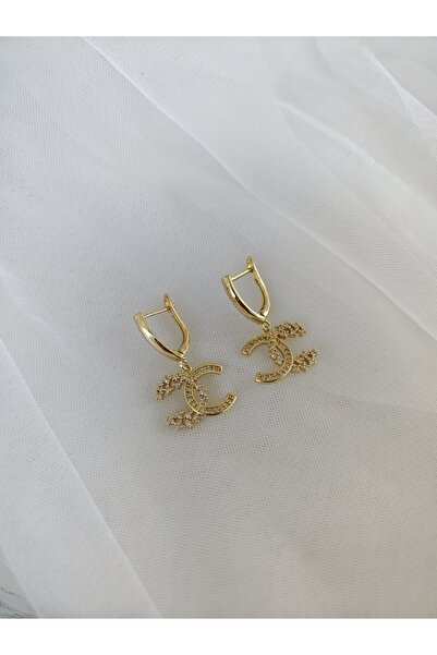 Inovius Елегантни обеци, позлатена мед - LMG4069