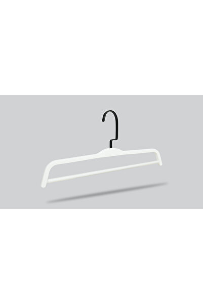 NYN Wooden Barli Black Hook Pants Hangers 12 Pieces